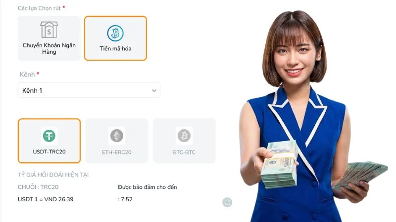 Rút tiền BK8 nhanh chóng, hướng dẫn giao dịch chi tiết